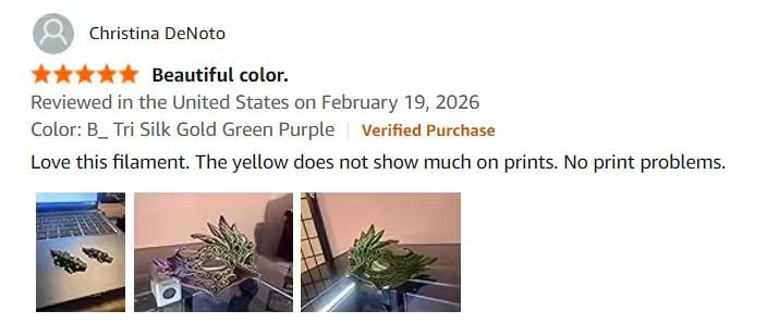 Customer review screenshot
