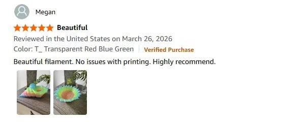 Customer review screenshot