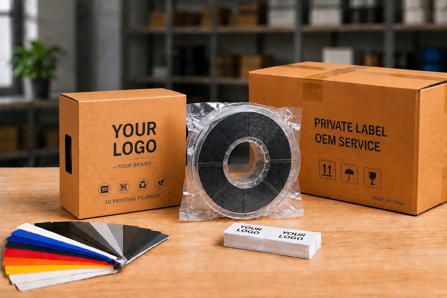 Private label filament packaging