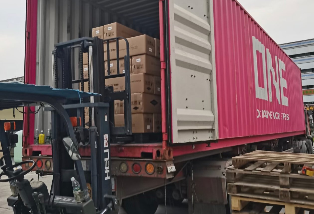 Container loading for international 3D printer filament shipment
