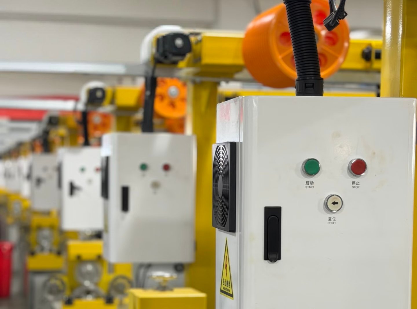 Felarus filament production line equipment for factory verification