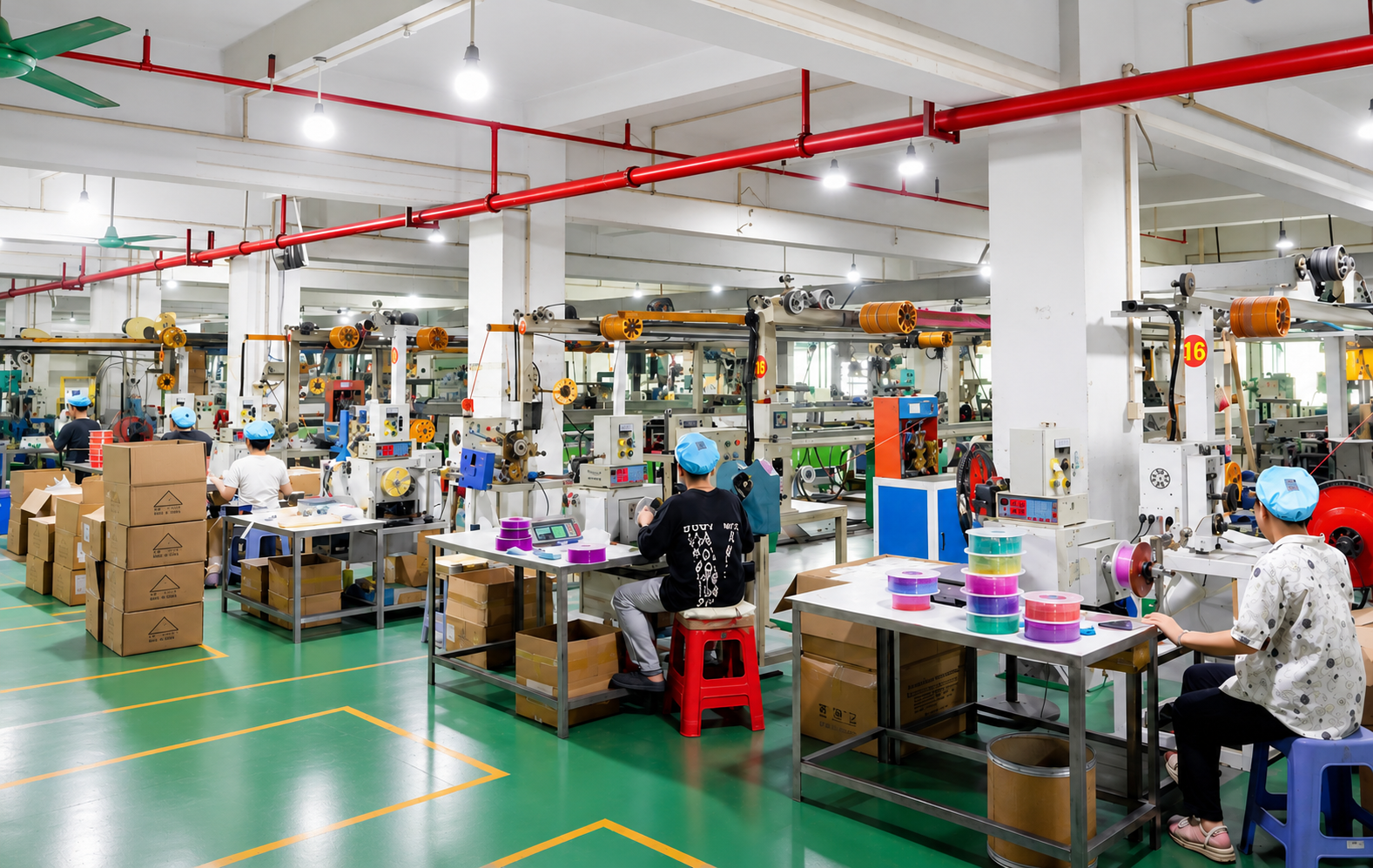 Felarus 3D printer filament production workshop